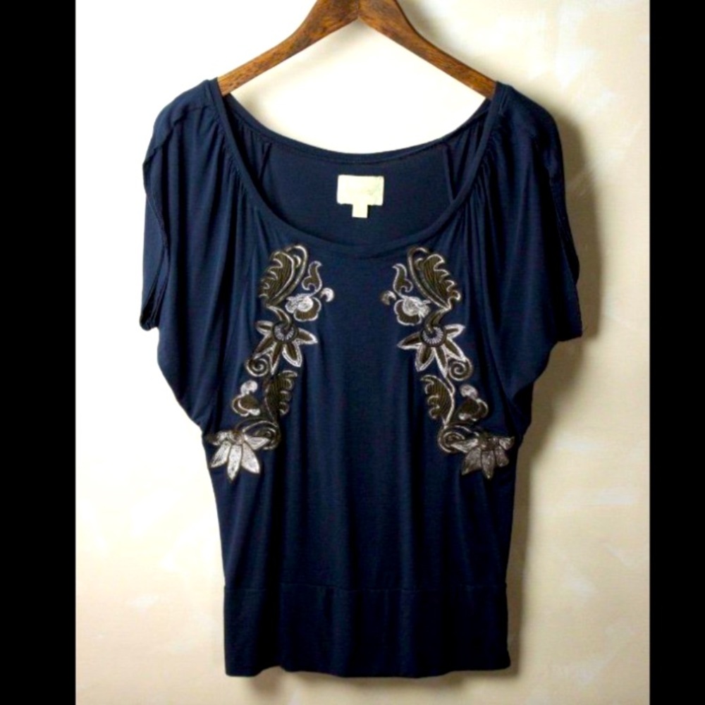 Anthropologie Deletta Batwing Dolman Top
